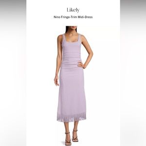 Nino Fringe-Trim Midi-Dress